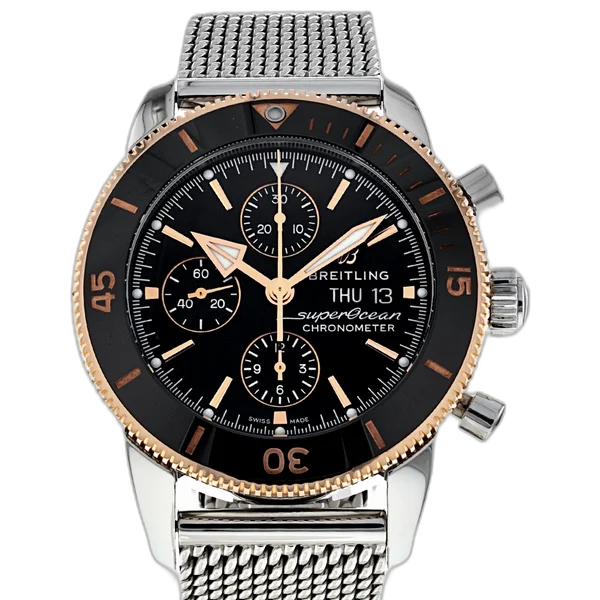 Breitling Superocean Heritage II Chronograph 44 | Gentlemen Prestige Watch Review Breitling Superocean Heritage II Chronograph 44 luxury watch - premium timepiece with specifications and market price for gentlemen collectors