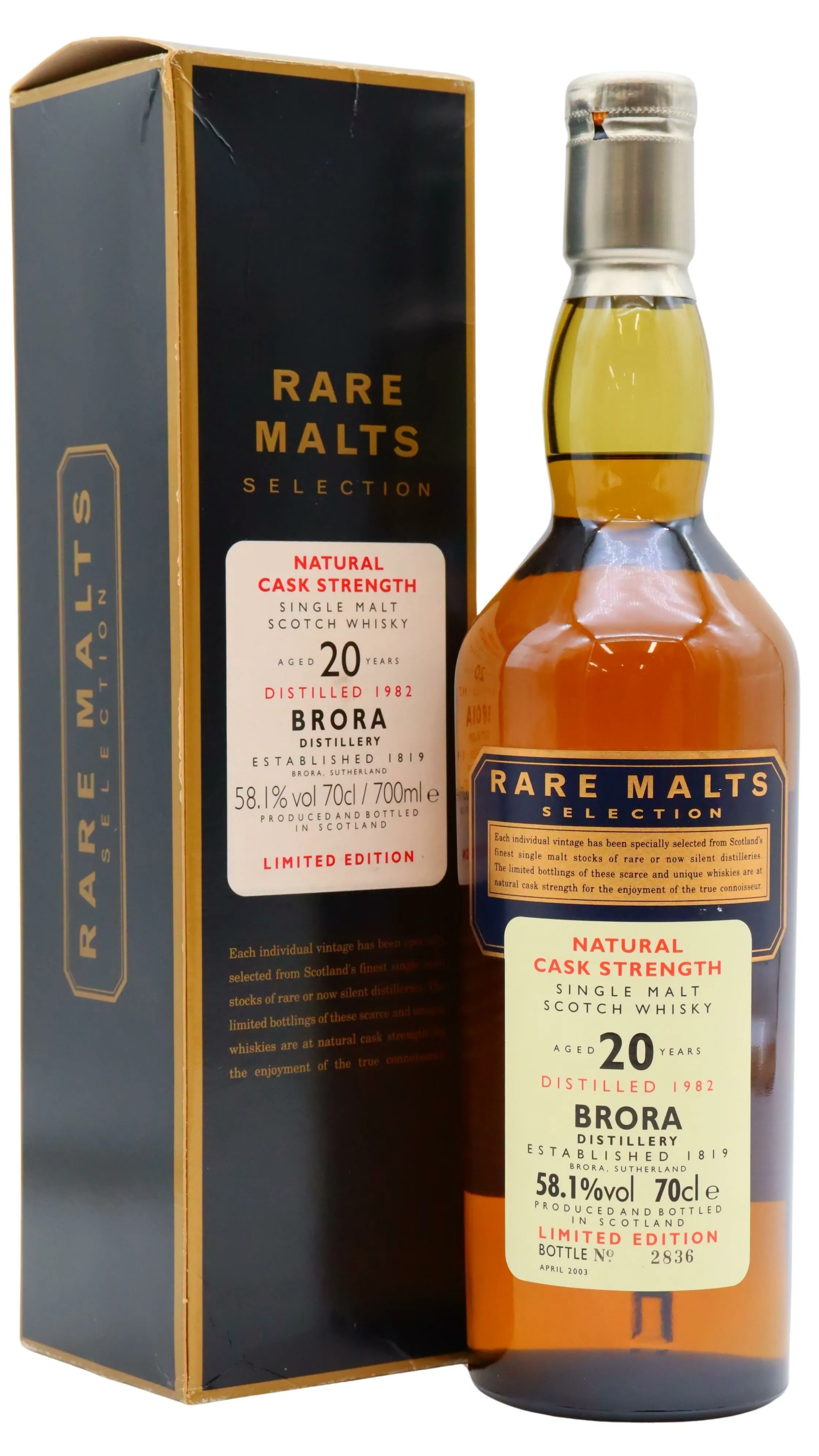 Brora 1982 Rare Malts Selection 20 Year Old | Gentlemen Prestige Whiskey Collection Brora 1982 Rare Malts Selection 20 Year Old - Premium Whiskey Review | Gentlemen Prestige