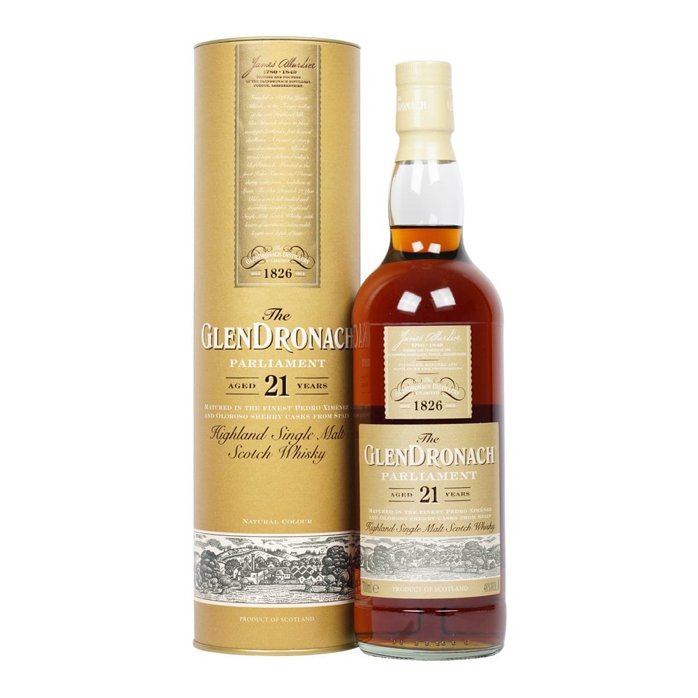GlenDronach 21 Year Old Parliament - Premium Whiskey Review | Gentlemen Prestige