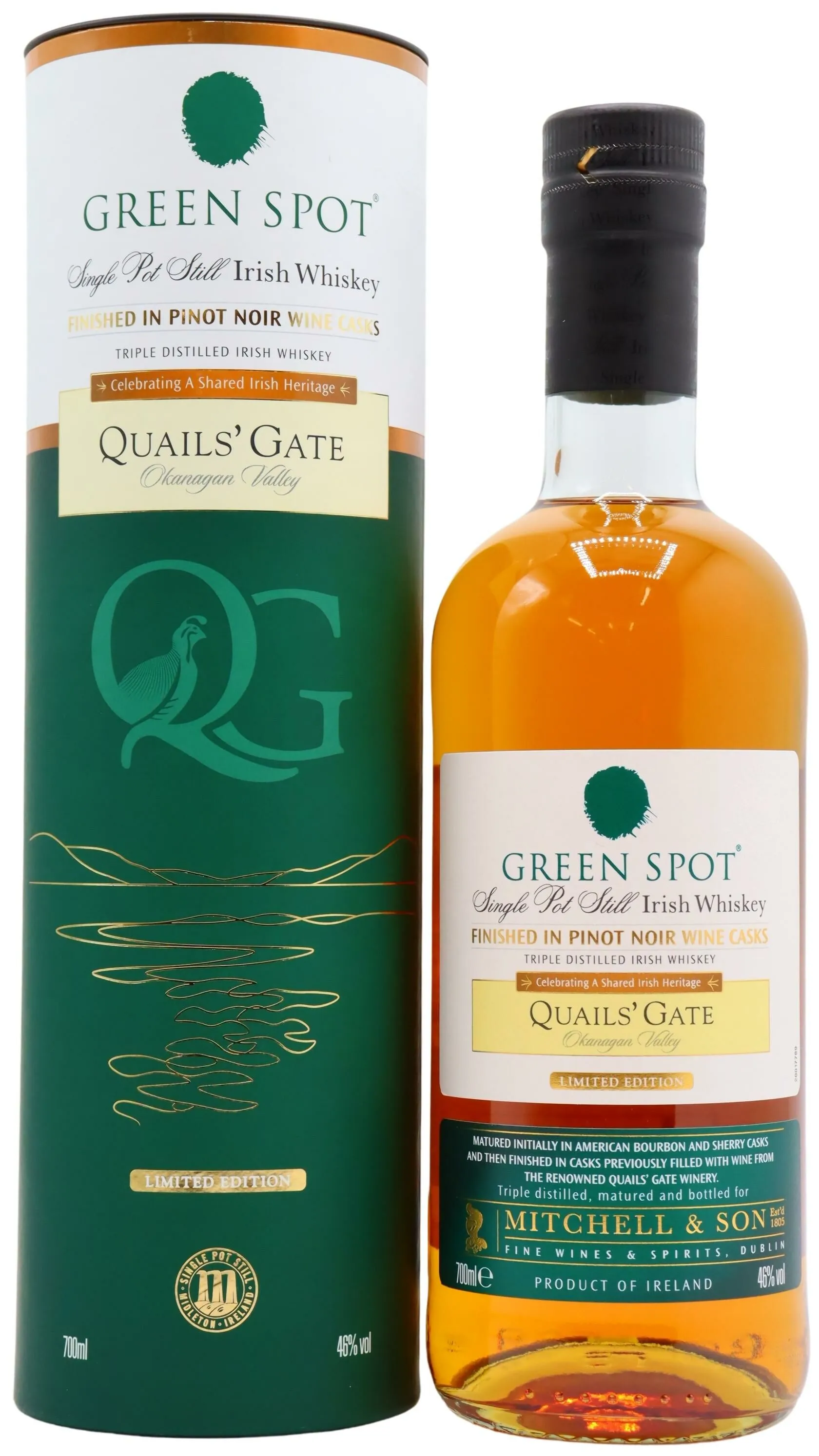Green Spot Quails’ Gate - Premium Whiskey Review | Gentlemen Prestige