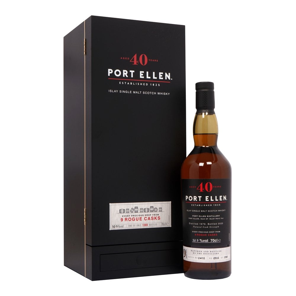 Port Ellen 40 Year Old (9 Rogue Casks, 2019) | Gentlemen Prestige Whiskey Collection Port Ellen 40 Year Old (9 Rogue Casks, 2019) - Premium Whiskey Review | Gentlemen Prestige