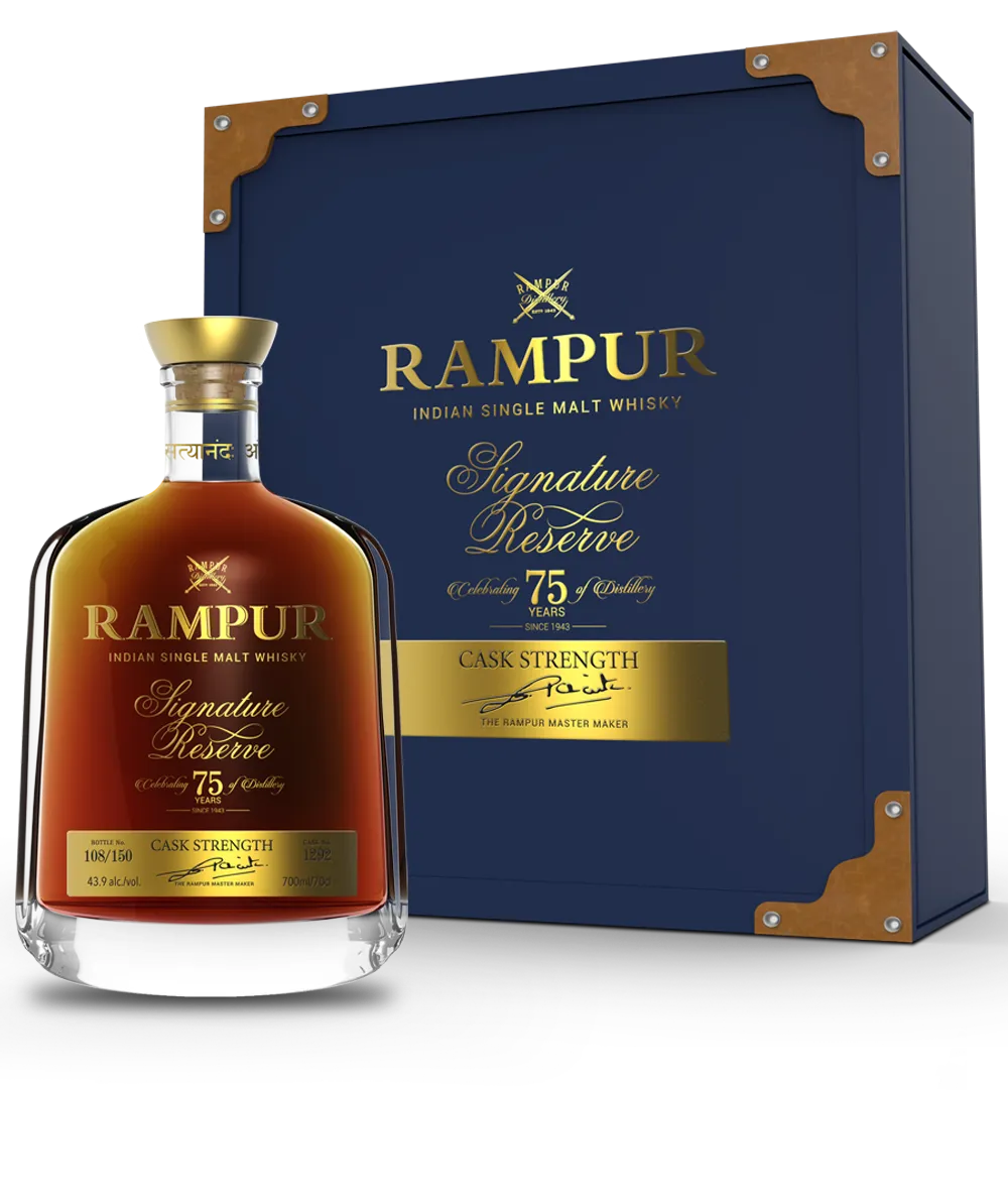 Rampur Signature Reserve - Premium Whiskey Review | Gentlemen Prestige